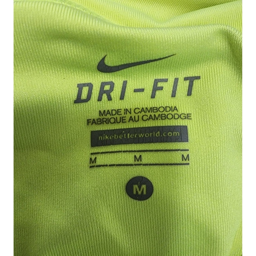 Nike Dri-FIT Skort Womens Medium Neon Yellow Athletic Tennis Activewear Skirt - Picture 11 of 15